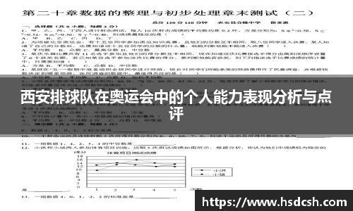西安排球队在奥运会中的个人能力表现分析与点评